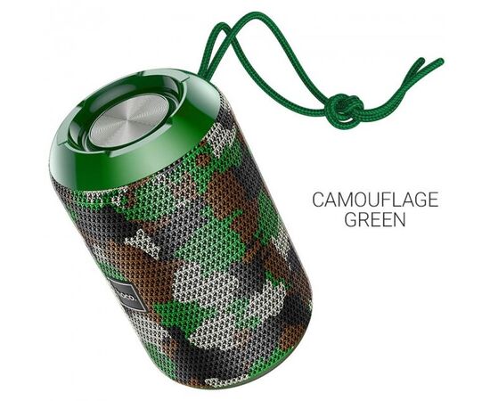  Колонка Bluetooth 5.0 5W 1200mAh Hoco HC1 Trendy sound sports (Camouflage Green) 