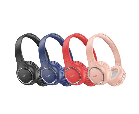  Bluetooth-наушники полноразмерные Bluetooth 5.3 200mah Hoco W41 Charm (Pink) 