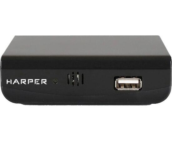  Ресивер DVB-T2 HARPER HDT2-1030 черный DVB-T, DVB-T2 