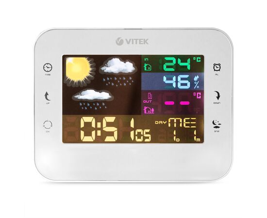  Погодная станция Vitek VT-6412 черный 