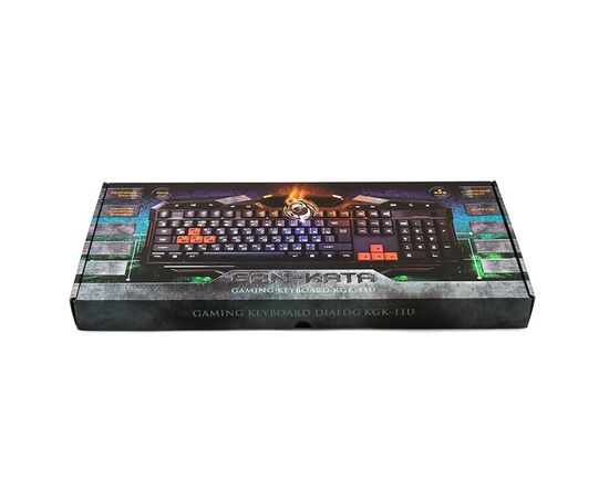  Клавиатура Dialog KGK-11U Gan-Kata мембранная игровая USB (black) (69334) 
