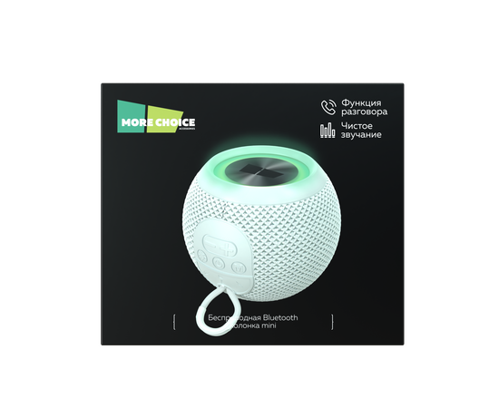  PURE Колонка Bluetooth 5.3 5W 1200mAh More Choice BS55 (Grey) 
