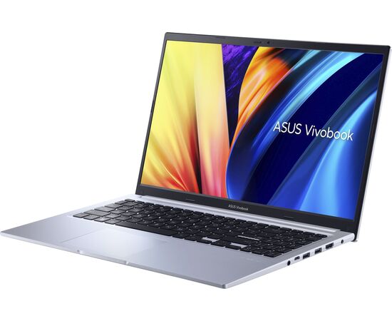  Ноутбук ASUS VivoBook Series X1502ZA-EJ2233 (90NB0VX2-M03350) 15.6" 1920x1080/Core i3-1220P/RAM 8Гб/SSD 512Гб/Intel UHD/EngRus/DOS silver 1.7 кг 