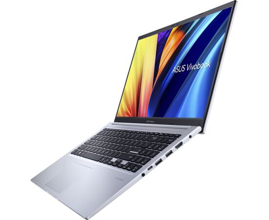  Ноутбук ASUS VivoBook Series X1502ZA-EJ2233 (90NB0VX2-M03350) 15.6" 1920x1080/Core i3-1220P/RAM 8Гб/SSD 512Гб/Intel UHD/EngRus/DOS silver 1.7 кг 