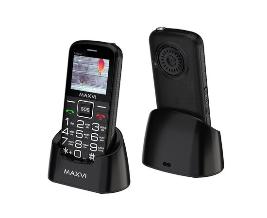  Мобильный телефон MAXVI B5ds up Black 