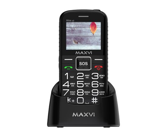  Мобильный телефон MAXVI B5ds up Black 