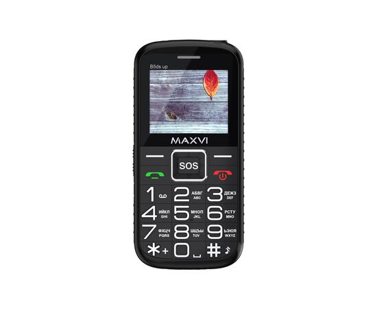  Мобильный телефон MAXVI B5ds up Black 