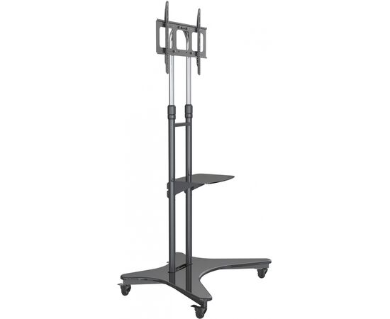  Стойка для телевизора Cactus CS-ST31 черный 37"-75" макс.81.6кг напольный мобильный 