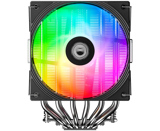  Кулер ID-COOLING Frozn A620 GDL LGA1700/1200/115X/AM5/AM4 (TDP 260W, PWM, черно-золотой, 6 тепл.трубок + медная база, Dual Fan 120mm) RET 