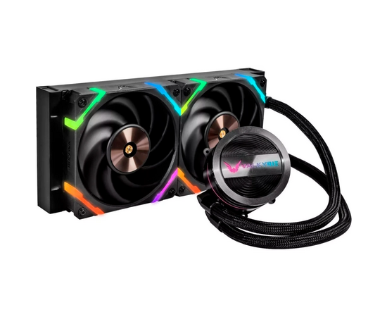  СВО Valkyrie Dragonfang 240 Black (HW GL240) / 2x120mm ARGB fans, 800-2150RPM, 80CFM, 29dBA, 250W TDP 