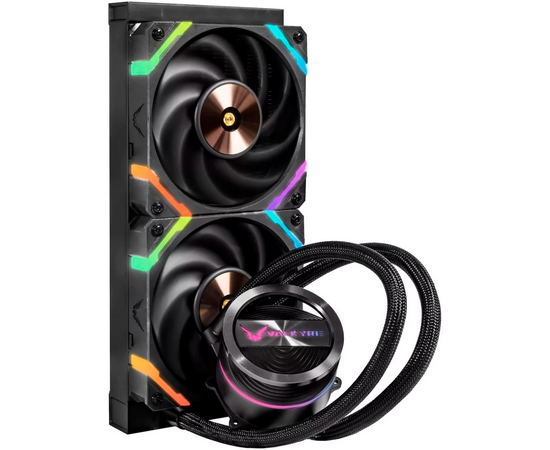  СВО Valkyrie Dragonfang 240 Black (HW GL240) / 2x120mm ARGB fans, 800-2150RPM, 80CFM, 29dBA, 250W TDP 