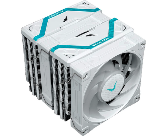  Кулер Valkyrie DL125 Vind White (HW NA125-W) / 6HPx6mm, 230W TDP, 2x120mm ARGB fans, 800-1850RPM, 80CFM, 29dBA 