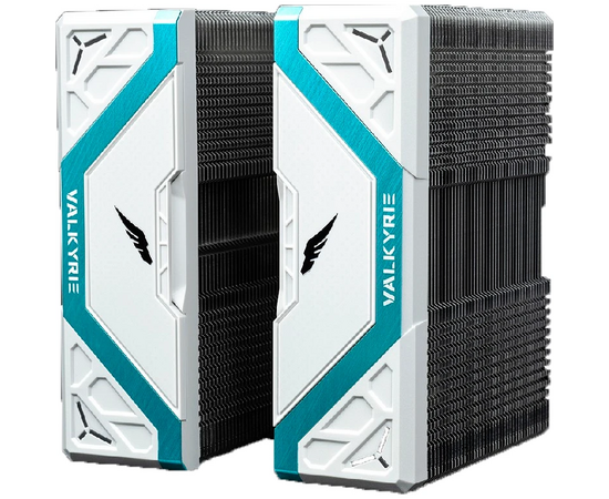  Кулер Valkyrie DL125 Vind White (HW NA125-W) / 6HPx6mm, 230W TDP, 2x120mm ARGB fans, 800-1850RPM, 80CFM, 29dBA 