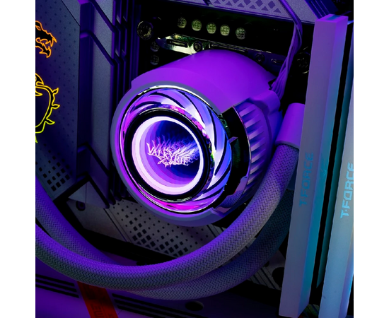  СВО Valkyrie Jarn 280 ARGB White (HW C280W) / 2x140mm ARGB fans, 500-1850RPM, 105CFM, 32dBA, 300W TDP 