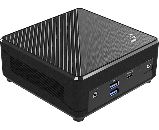  Неттоп MSI Cubi N ADL-030XRU (9S6-B0A911-099) slim N200 (1) 8Gb SSD256Gb UHDG noOS 2xGbitEth WiFi BT 65W черный 