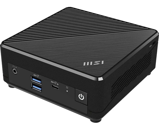  Неттоп MSI Cubi N ADL-030XRU (9S6-B0A911-099) slim N200 (1) 8Gb SSD256Gb UHDG noOS 2xGbitEth WiFi BT 65W черный 