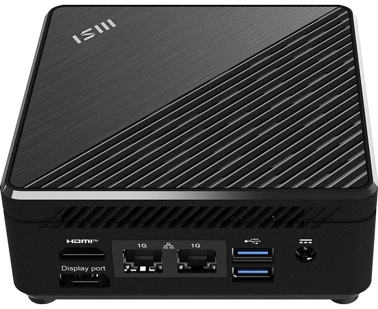  Неттоп MSI Cubi N ADL-030XRU (9S6-B0A911-099) slim N200 (1) 8Gb SSD256Gb UHDG noOS 2xGbitEth WiFi BT 65W черный 