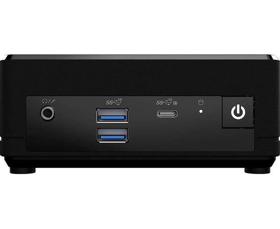  Неттоп MSI Cubi N ADL-030XRU (9S6-B0A911-099) slim N200 (1) 8Gb SSD256Gb UHDG noOS 2xGbitEth WiFi BT 65W черный 