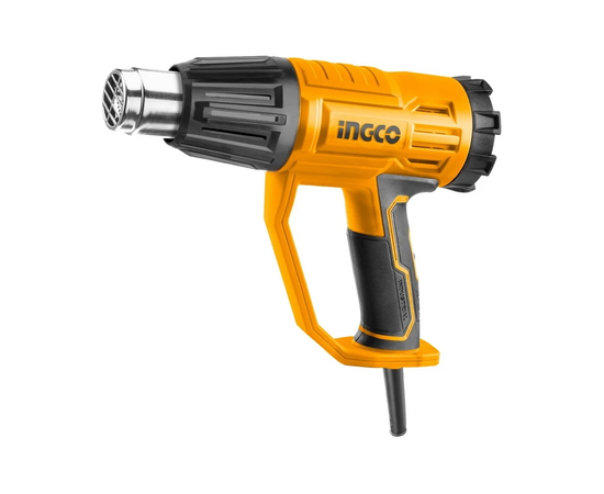  Фен строительный INGCO HG200047, 2000Вт, рег темп. до 550град. 3 скорости потока, коробка 