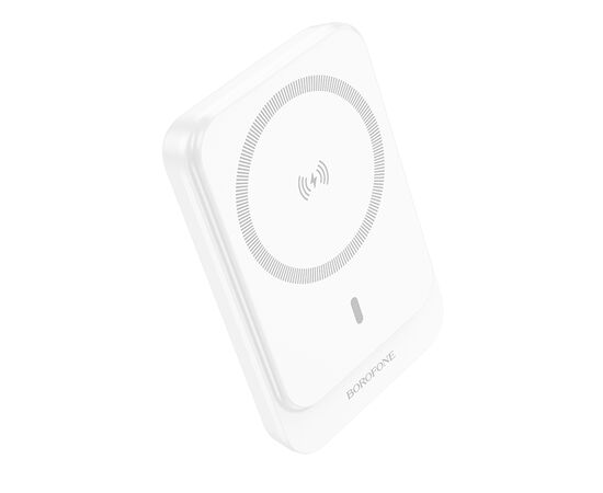  Внешний аккумулятор 10000mAh Type-C PD 20W+QC3.0 быстрая зарядка LED Borofone BJ63A Nimble (White) 