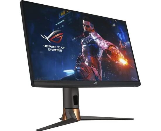  Монитор Asus Rog Swift PG27UQR (90LM03A0-B02370) черный 27" IPS LED 16:9 HDMI полуматовая HAS Piv 600cd 178гр/178гр 3840x2160 120Hz 