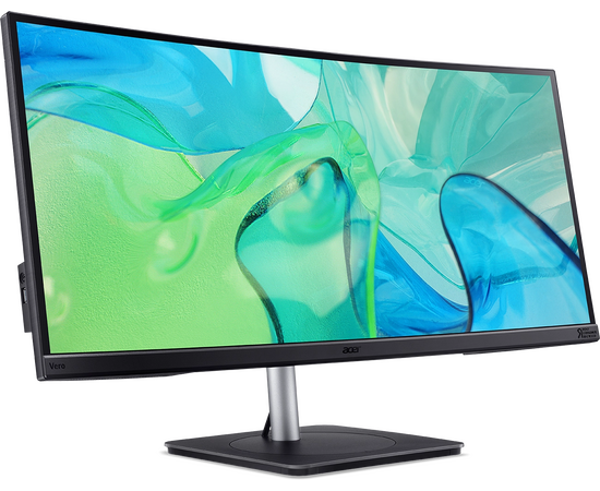  Монитор Acer Vero CB343CURbemiiphuzx (UM.CB3EE.001) 34'', ZeroFrame, Curved 3800R Black, 21:9, IPS, 3440x1440, 4ms, 300cd, 60Hz, 2xHDMI(2.0) + 1xDP 