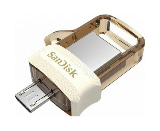  USB-флешка SanDisk SDDD3-064G-G46GW Ultra Android Dual Drive 64GB OTG, m3.0/USB 3.0, White-Gold 