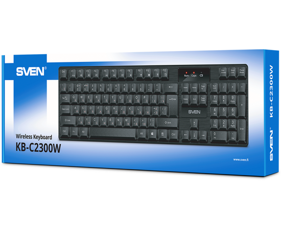  Беспроводная клавиатура SVEN KB-C2300W (SV-021474) 