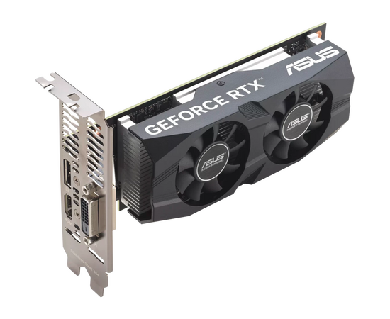  Видеокарта ASUS RTX3050 (RTX3050-O6G-LP-BRK) (90YV0KQ0-M0NA00) DVI,HDMI,DP,6G,D6 