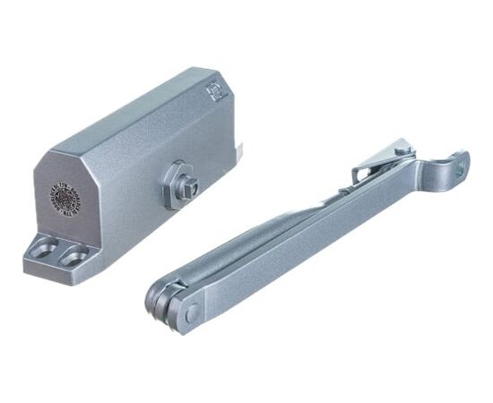  Доводчик DOORLOCK DL77N (75540) size 4/5 серебристый, 162-168ммх19мм 
