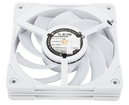  Вентилятор Thermalright TL-B12-W белый 4-pin 28.1dB 205gr Ret 