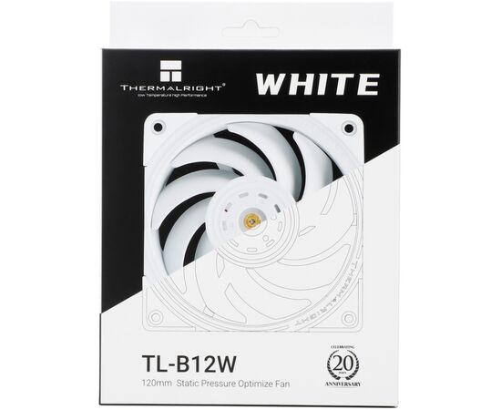  Вентилятор Thermalright TL-B12-W белый 4-pin 28.1dB 205gr Ret 