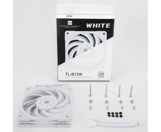  Вентилятор Thermalright TL-B12-W белый 4-pin 28.1dB 205gr Ret 