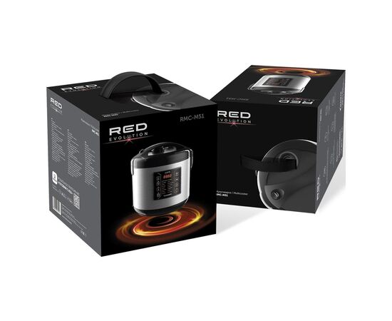  Мультиварка RED SOLUTION RMC-M51 серебристый/черный 