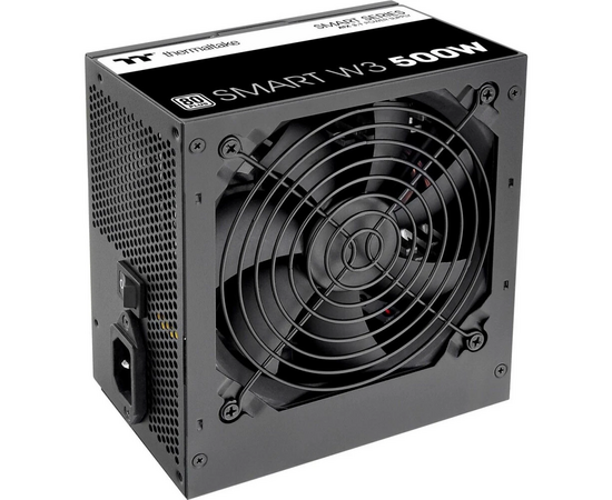  Блок питания Thermaltake Smart W3 500 (PS-SPW-0500NNFAWE-1) /Non Modular/Non Light/Full Range/Analog/80 Plus/EU/Non JP CAP 