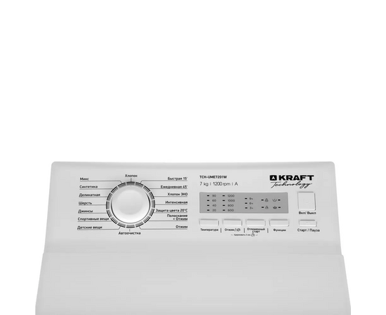 Стиральная машина  вертикальная KRAFT Technology TCH-UME6502W 