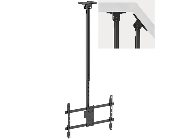  Кронштейн Ultramounts UM961 черный 43"-86" макс.60кг потолочный поворот и наклон 