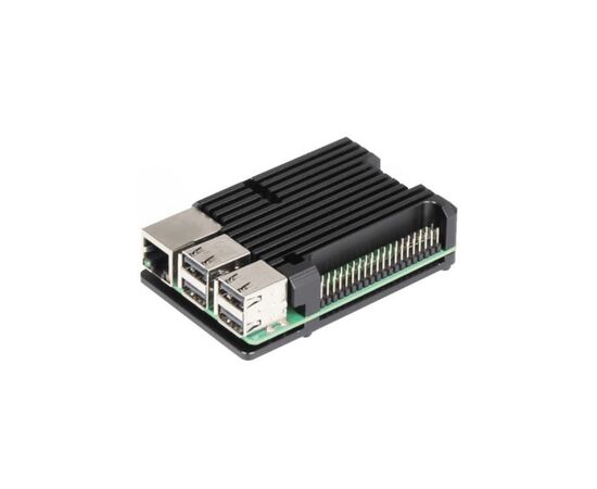  Корпус ACD RA505 Black Metal Aluminum Case for Raspberry Pi 4B (RASP4487) 