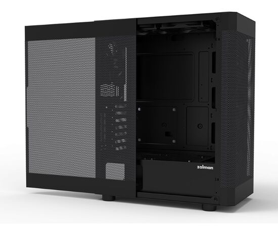  Корпус ZALMAN i4, ATX, Black, Front Mesh, Side Mesh, 2x3.5", 2x2.5", 1xUSB2.0, 2xUSB3.0, Front 3x120mm, Rear 1x120mm, Top 2x120mm 