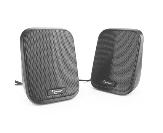  Gembird SPK-100, черный, 6 Вт, регулятор громкости, USB-питание 