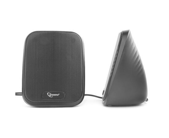  Gembird SPK-100, черный, 6 Вт, регулятор громкости, USB-питание 