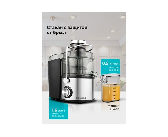  Соковыжималка Galaxy Line GL 0810 серебристый 