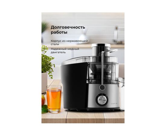  Соковыжималка Galaxy Line GL 0810 серебристый 