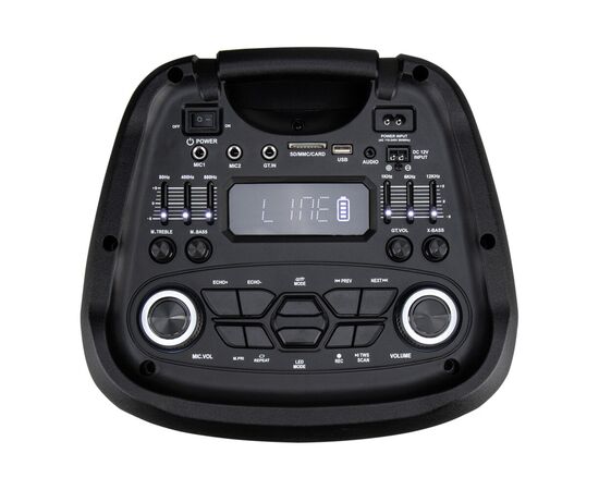  Портативная акустика ELTRONIC 30-37 CRAZY BOX 1200 динамик 2шт/10"  с TWS 