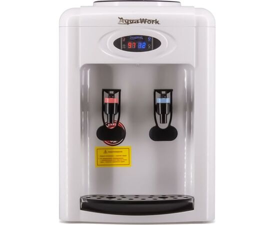  Кулер для воды Aqua Work 0.7TDR-ST (27641) бело-черный эл. охл., настольный 
