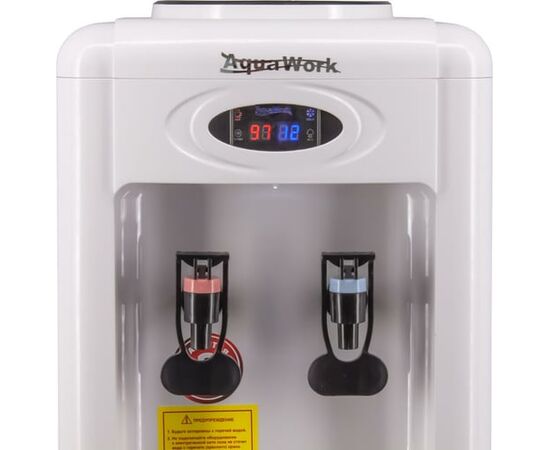  Кулер для воды Aqua Work 0.7TDR-ST (27641) бело-черный эл. охл., настольный 