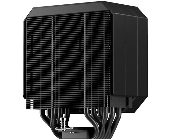  Кулер upHere UP1KC6C Black ARGB / 6HPx6mm, 250W TDP, single tower, 1x120mm ARGB fan, 600-1650RPM, 68 CFM, 25dBA / UP1KC6C 