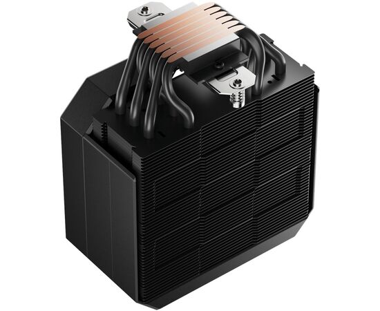  Кулер upHere UP1KC6C Black ARGB / 6HPx6mm, 250W TDP, single tower, 1x120mm ARGB fan, 600-1650RPM, 68 CFM, 25dBA / UP1KC6C 