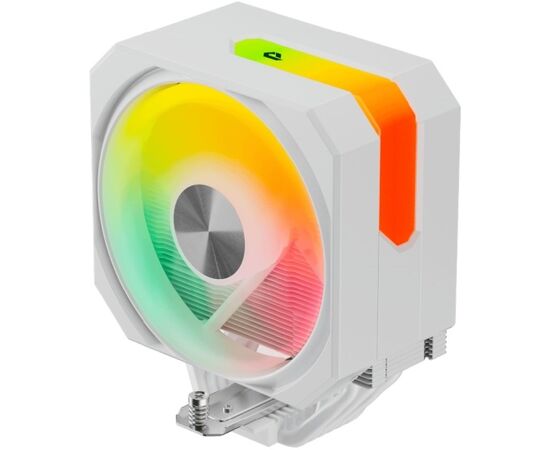  Кулер upHere UP1TC6C White ARGB / 6HPx6mm, 250W TDP, single tower, 1x120mm ARGB fan, 600-1650RPM, 68 CFM, 25dBA 