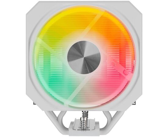  Кулер upHere UP1TC6C White ARGB / 6HPx6mm, 250W TDP, single tower, 1x120mm ARGB fan, 600-1650RPM, 68 CFM, 25dBA 